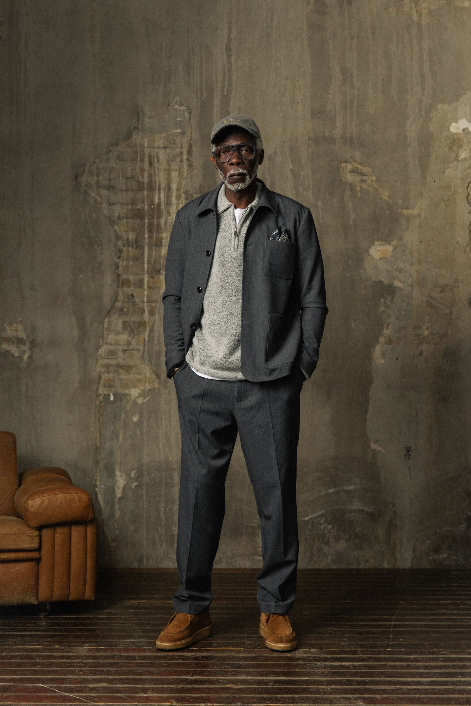 Modelshot / Grey Melange / Detail